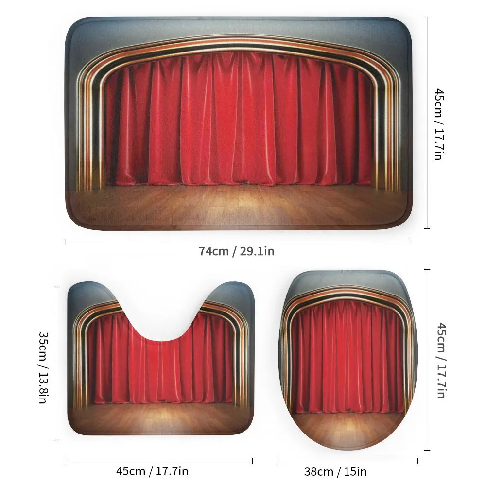 Stage with Classic Curtains — Detail 1
