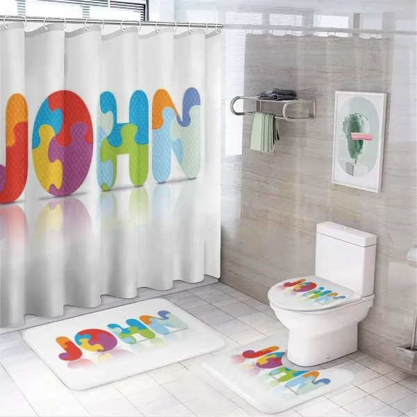 Ancestral Children Name on a shower curtain