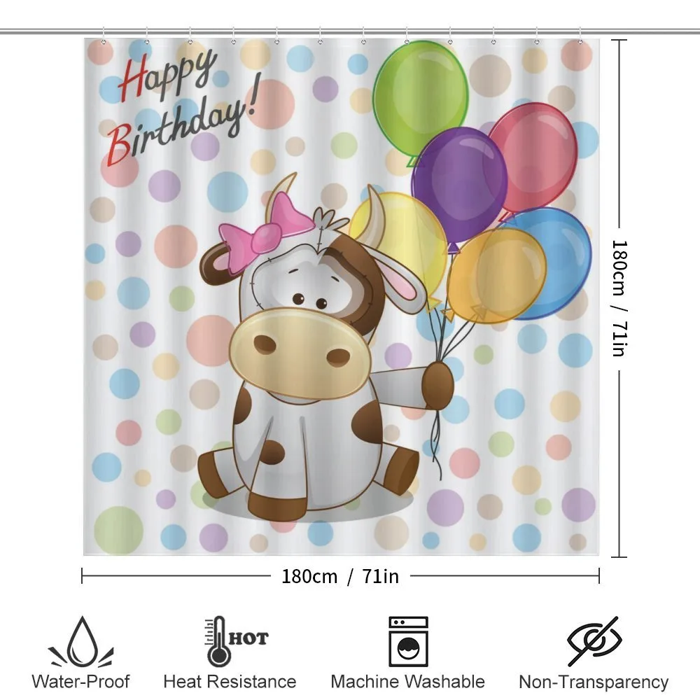 Baby Cow and Balloons — Detail 2