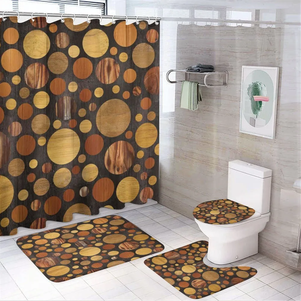 Brown Abstract Circles — Your design