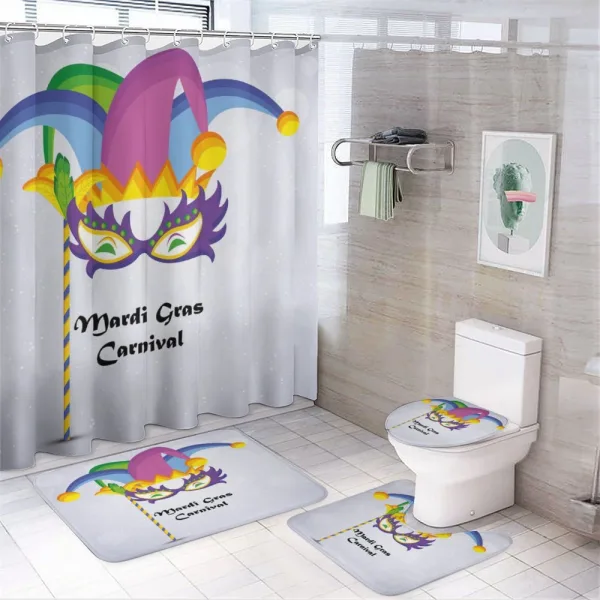 Carnival Party on a shower curtain