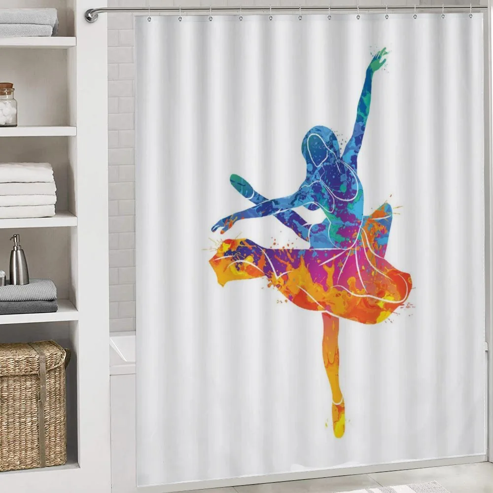 Colorful Ballerina Girl Pose — Detail 4