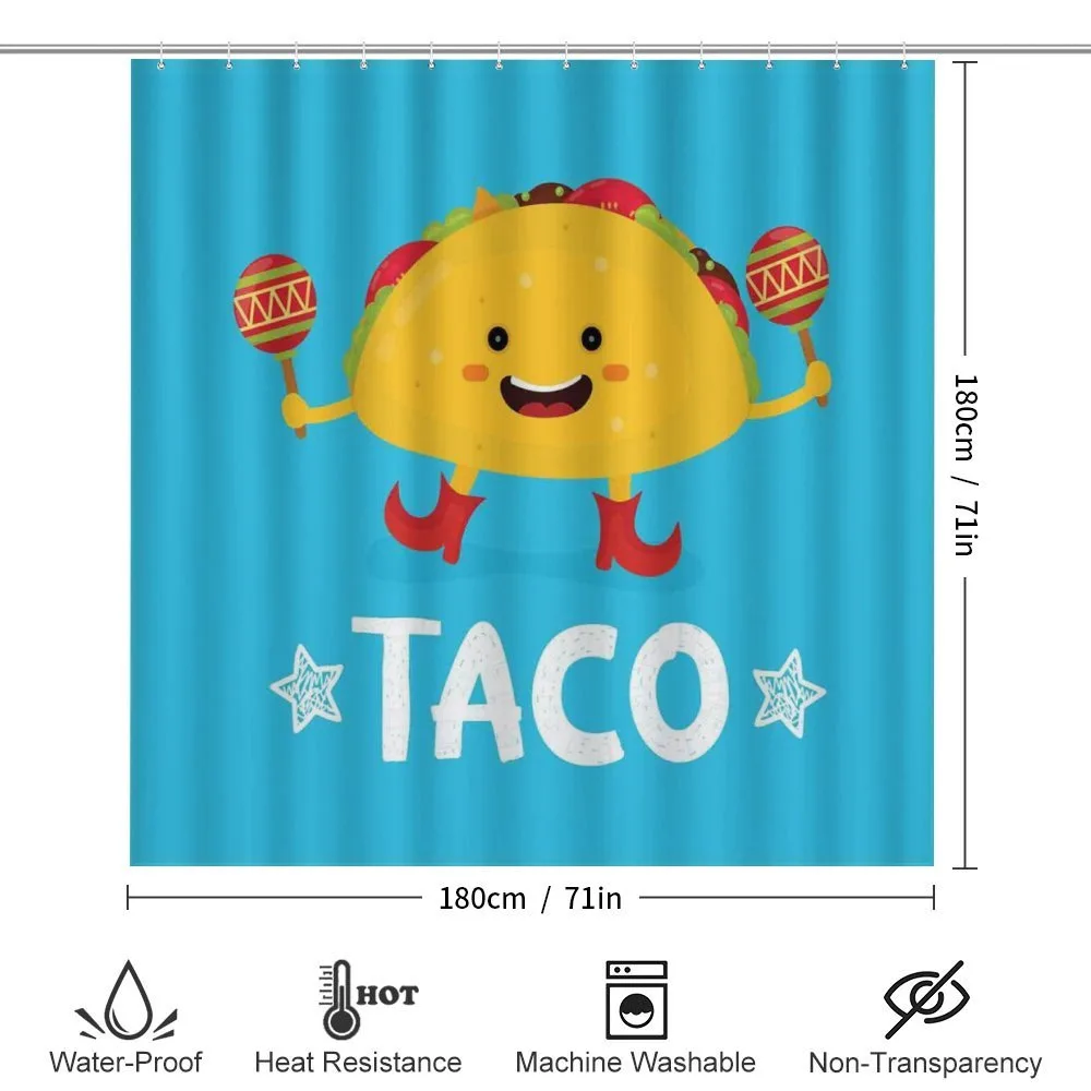 Dancing Funny Taco Cartoon — Detail 2