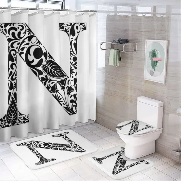 Floral Arrangement N on a shower curtain