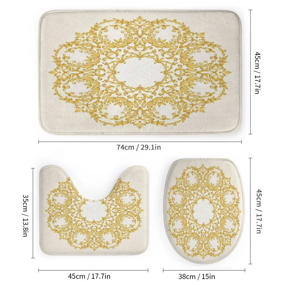Floral Baroque Round — Detail 1