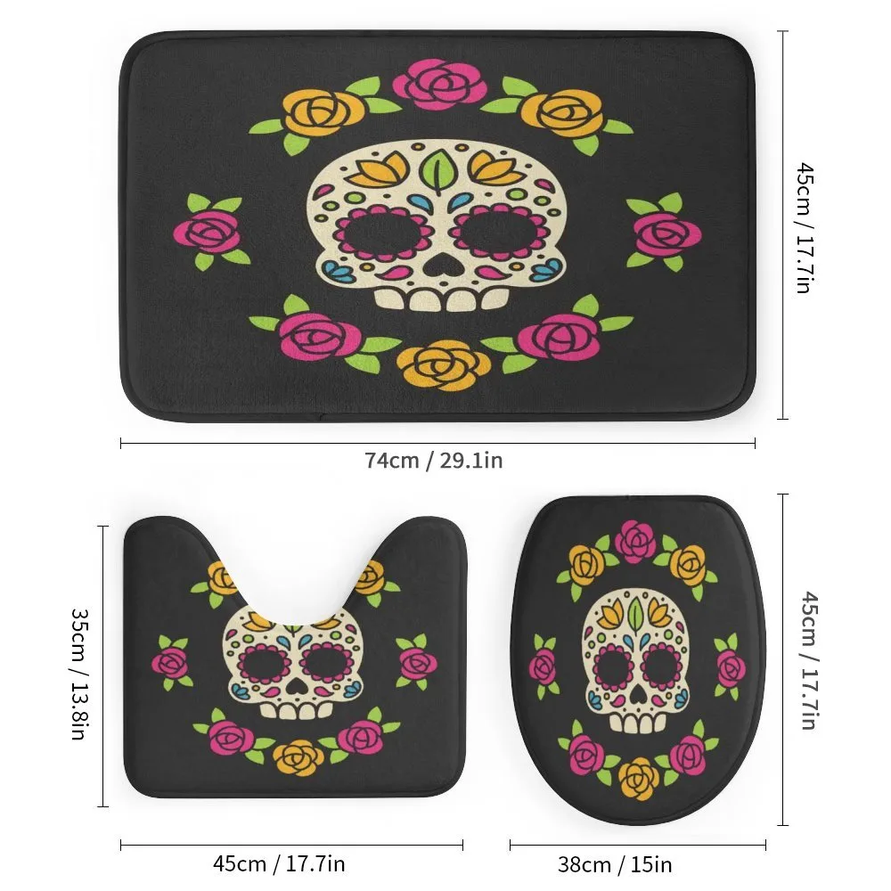 Floral Wreath Skull — Detail 1