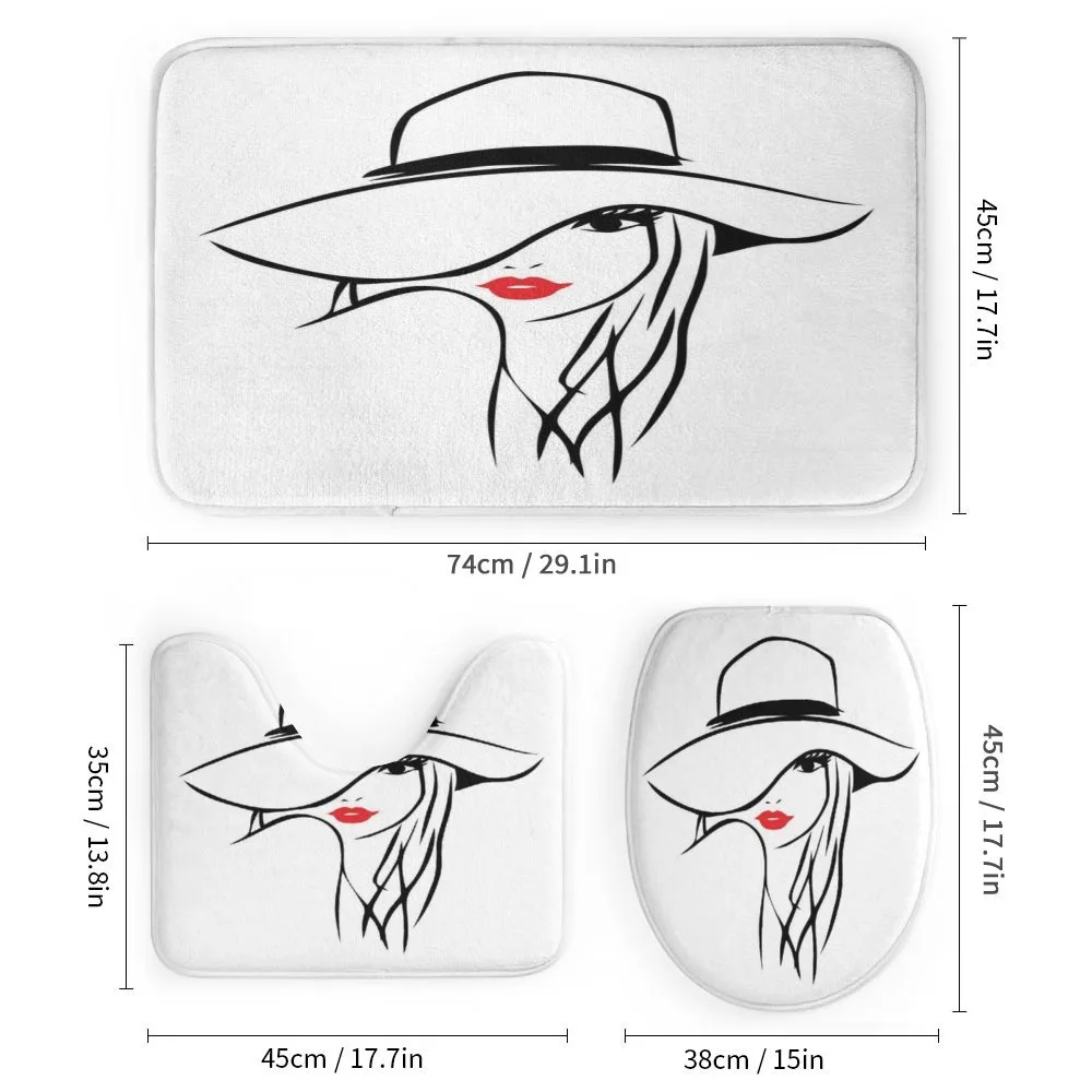 Girl Wearing a Big Floppy Hat — Detail 1