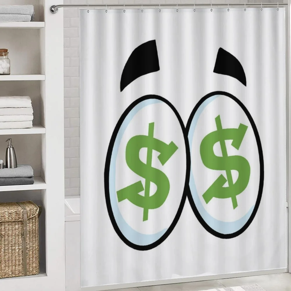 Green Dollar Signs Cartoon — Detail 4