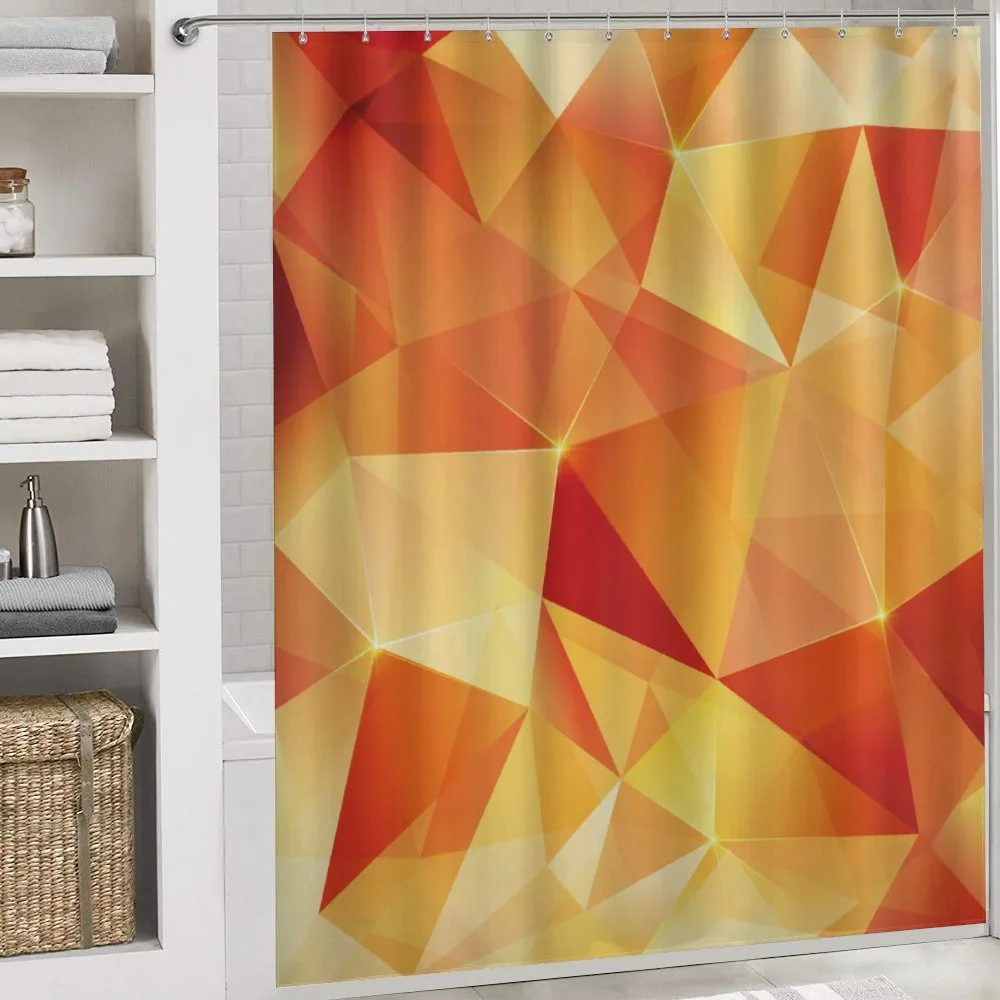 Orange Triangles Art — Detail 4