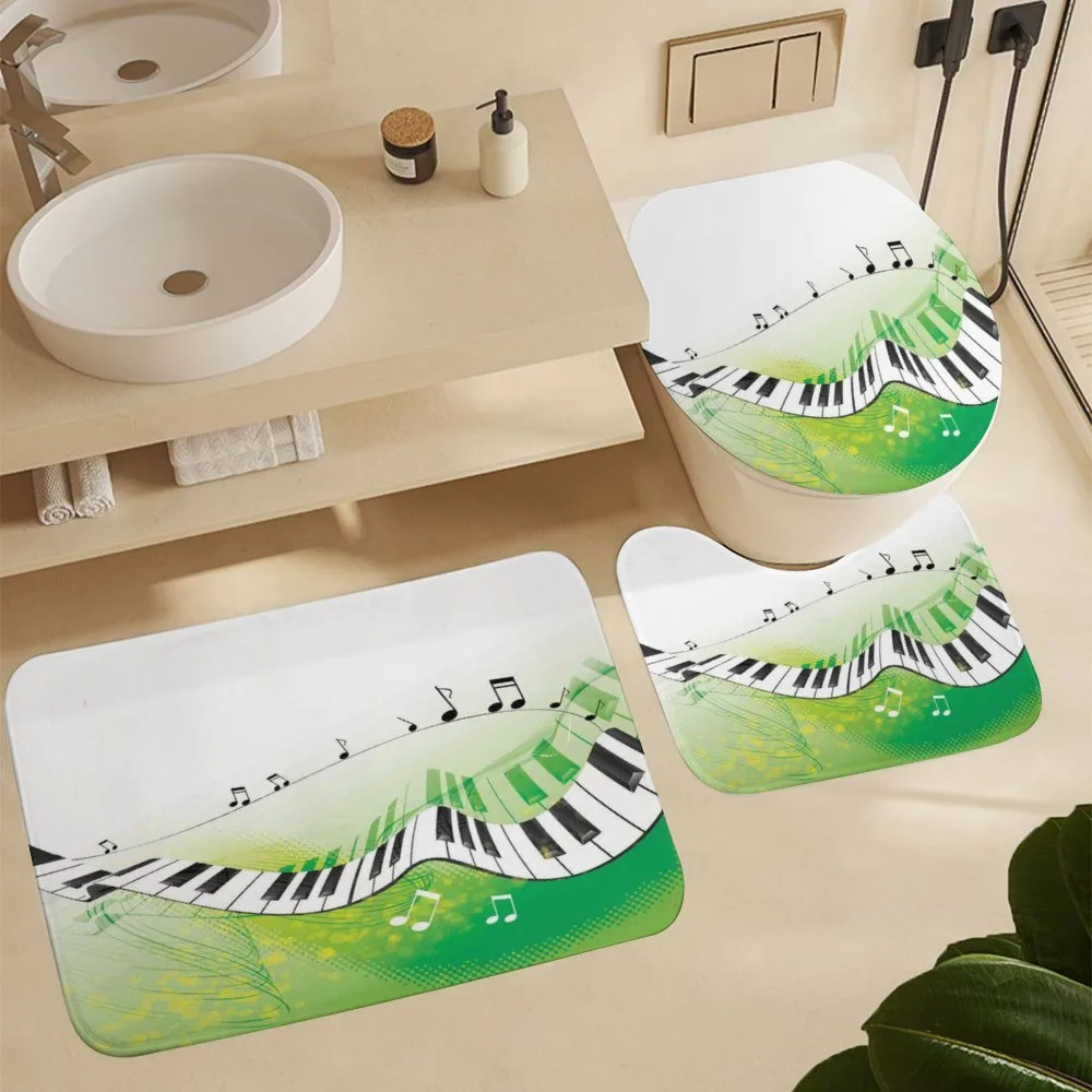 Piano Keys Green Curvy — Detail 5