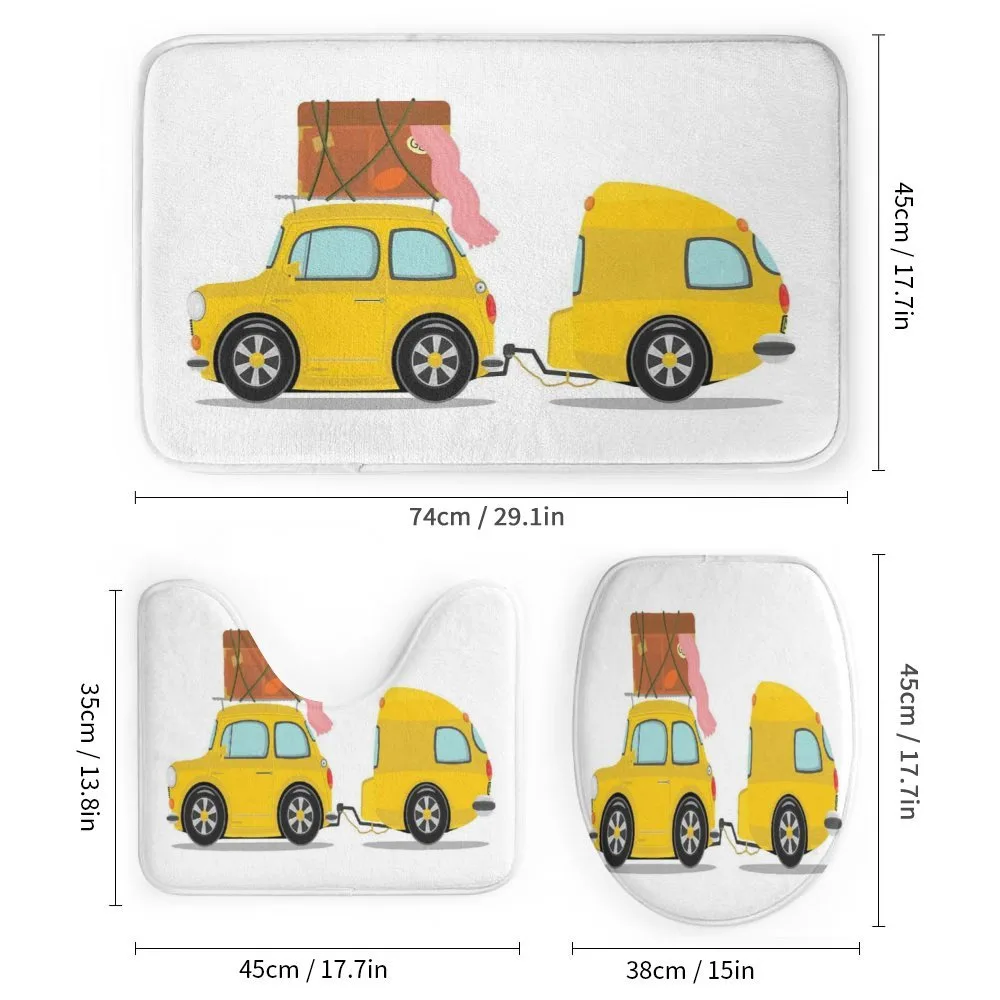 Retro Car with Trailer — Detail 1