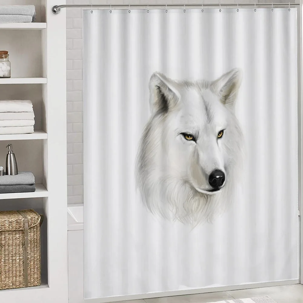 White Canine Head Mammal — Detail 4