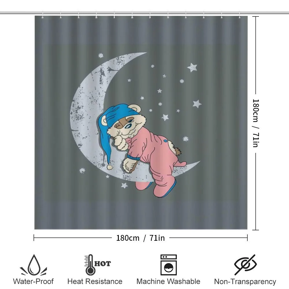Baby Sleeping on the Moon — Detail 2