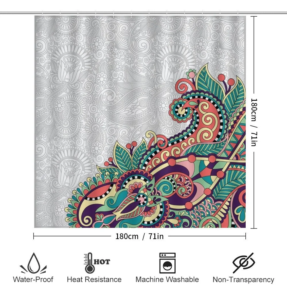 Floral Tribal Paisley — Detail 2