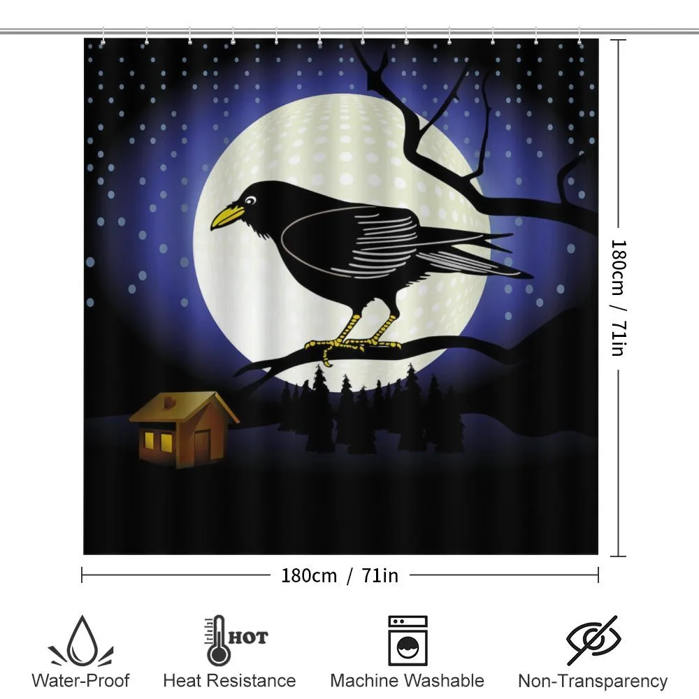 Full Moon Night Bird — Detail 2