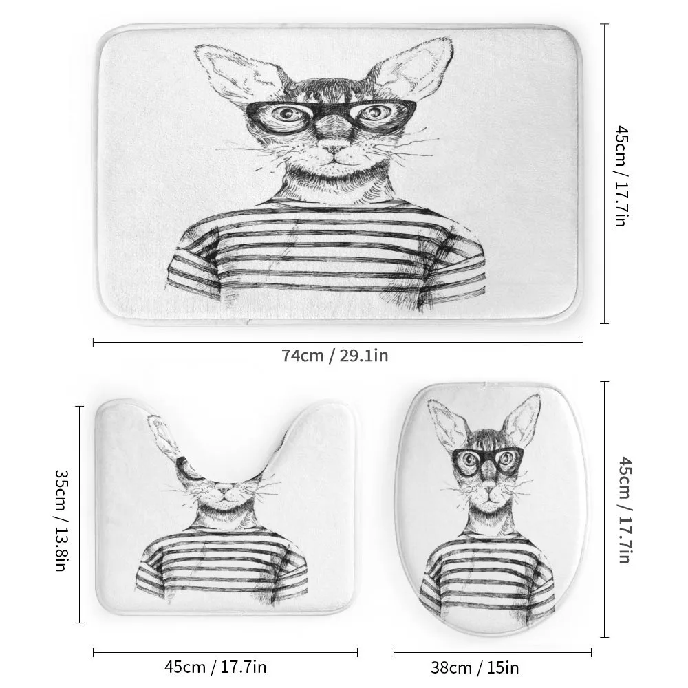 Hipster New Age Cat — Detail 1