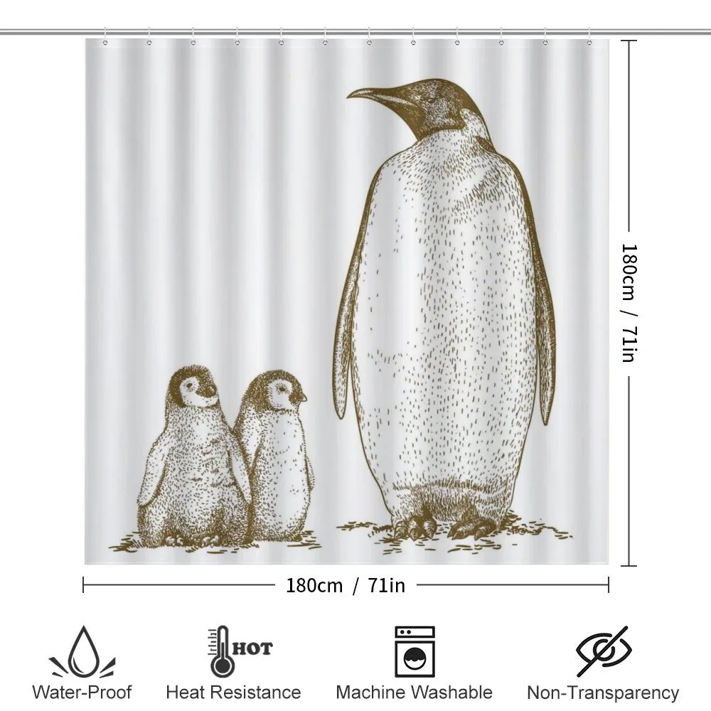 King and Baby Penguin — Detail 2