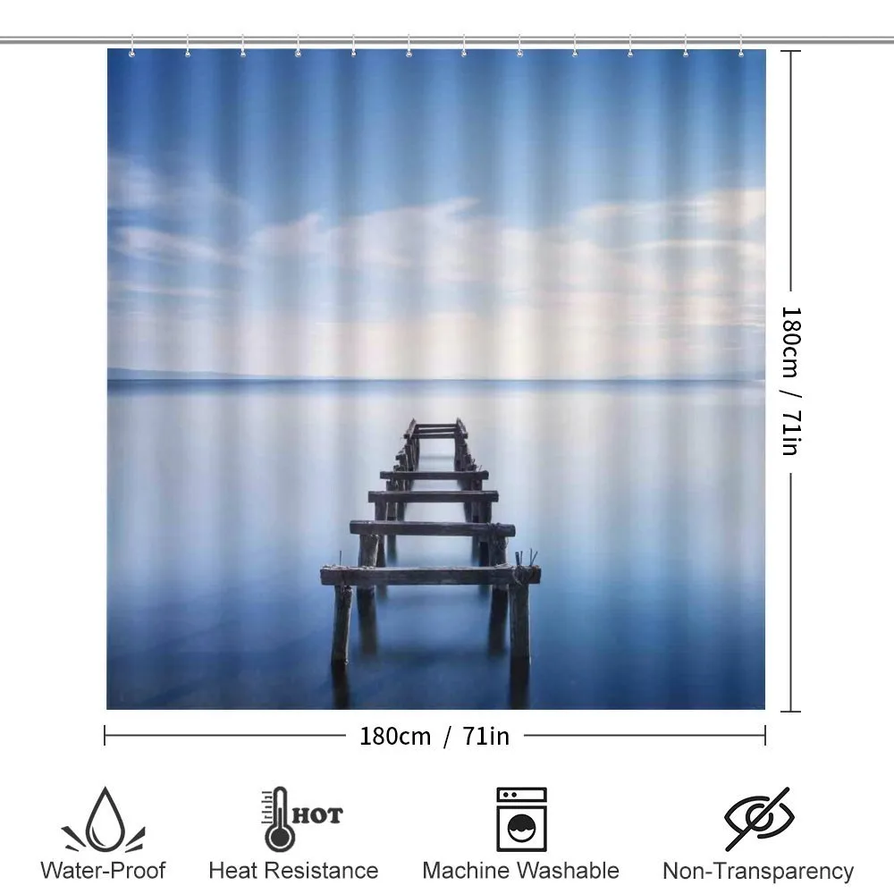 Old Jetty Blue Sky — Detail 2