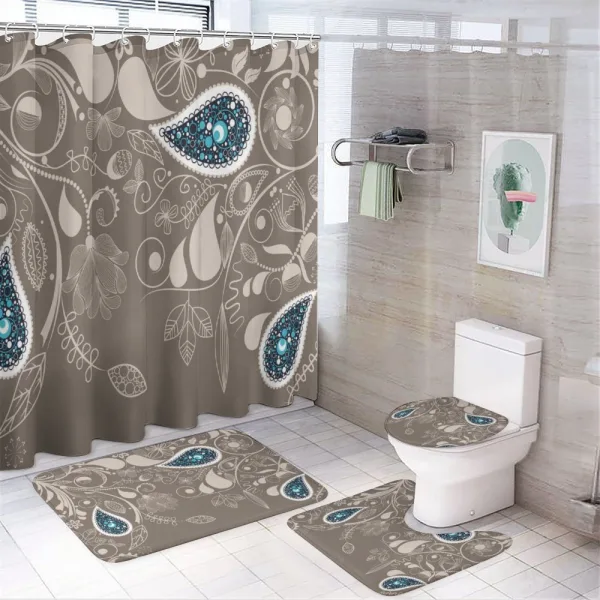 Orienta Swirled Branch on a shower curtain