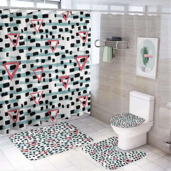 Paint Brush Image on a shower curtain
