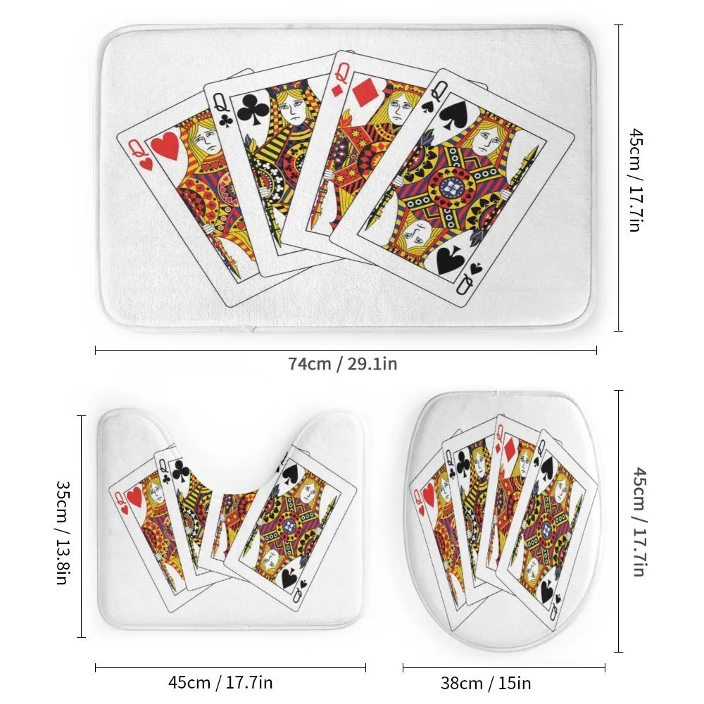Queens Poker Play Cards — Detail 1