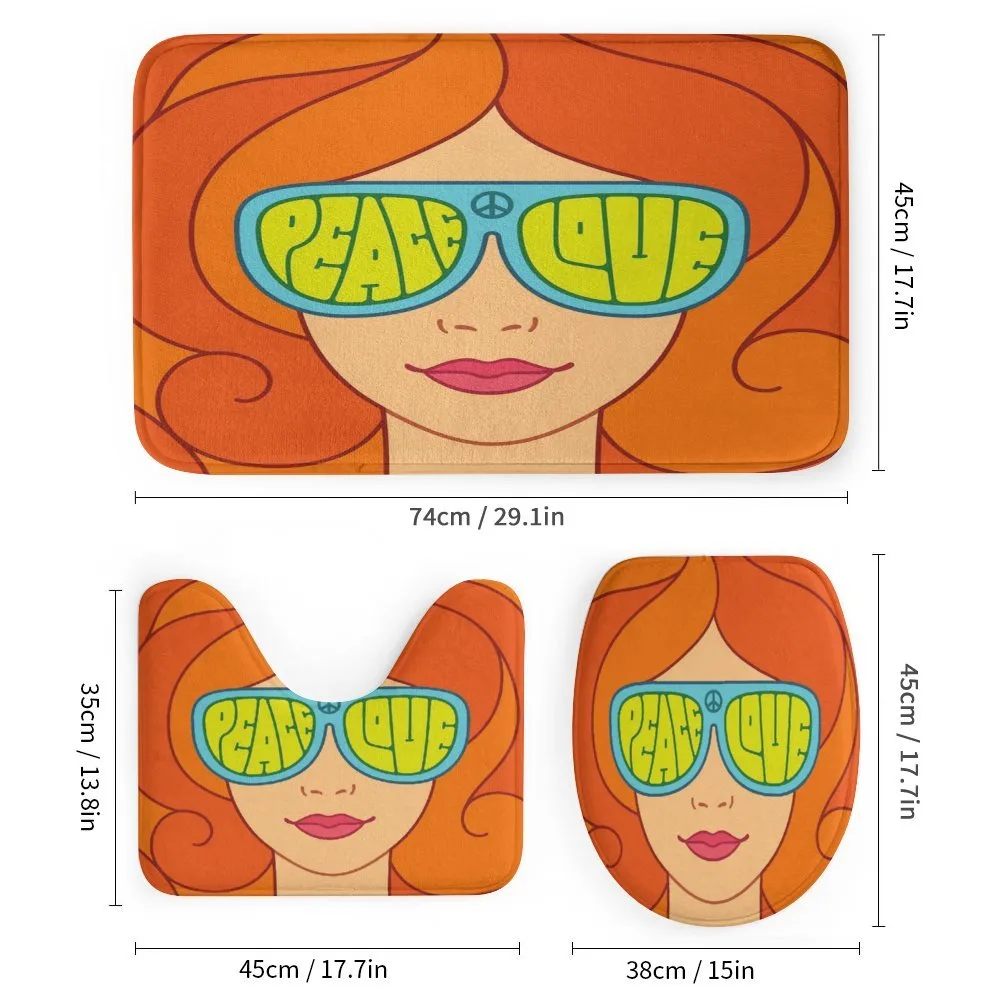 Red Hair Girl Love Peace — Detail 1