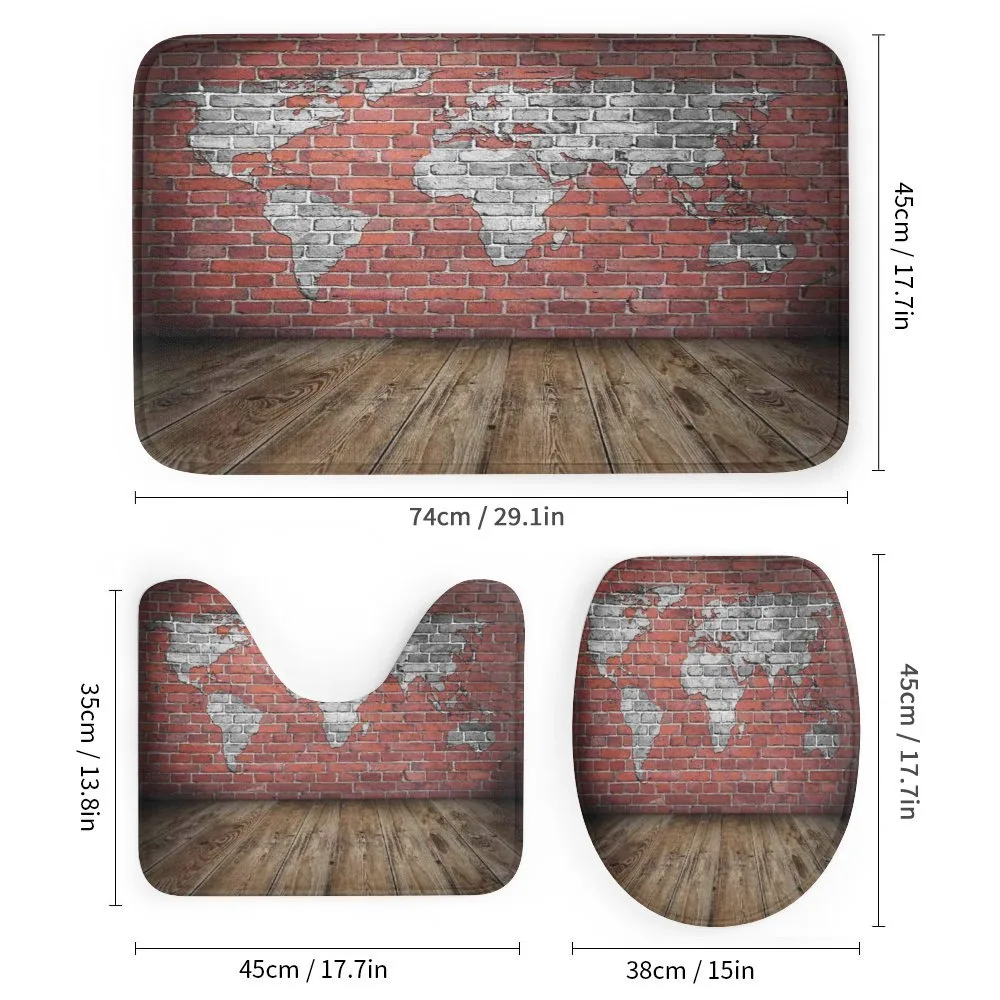 Rustic Old Grunge Map — Detail 1