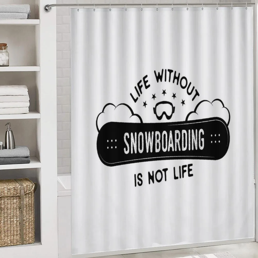 Snowboarding Calligraphy — Detail 4