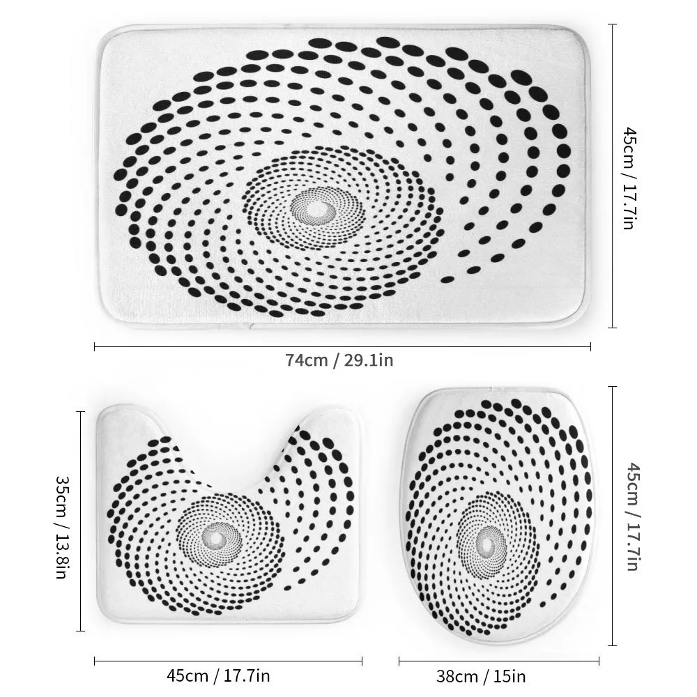 Spiral Monochrome Black — Detail 1