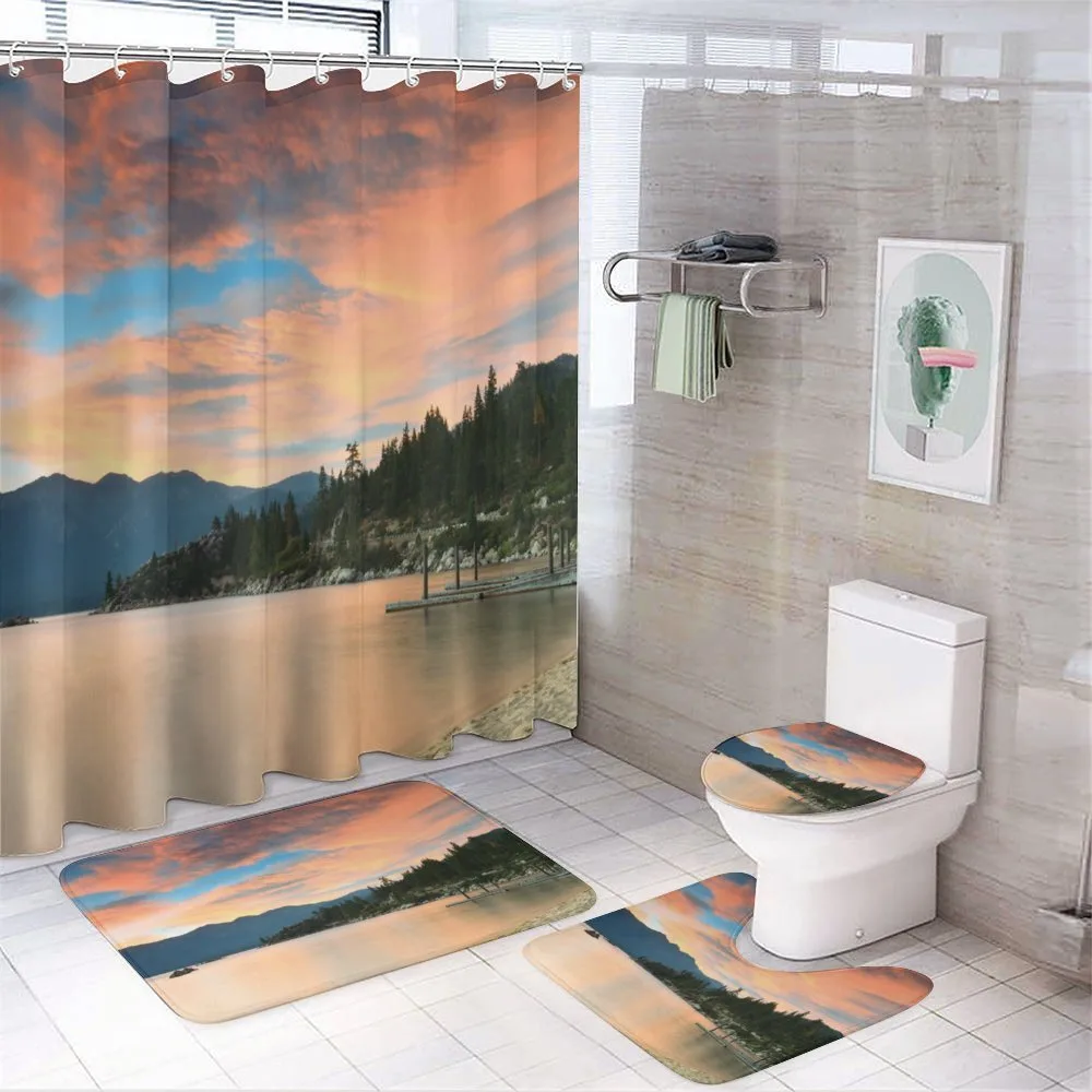 Sunset at Lake Tahoe USA — Your design