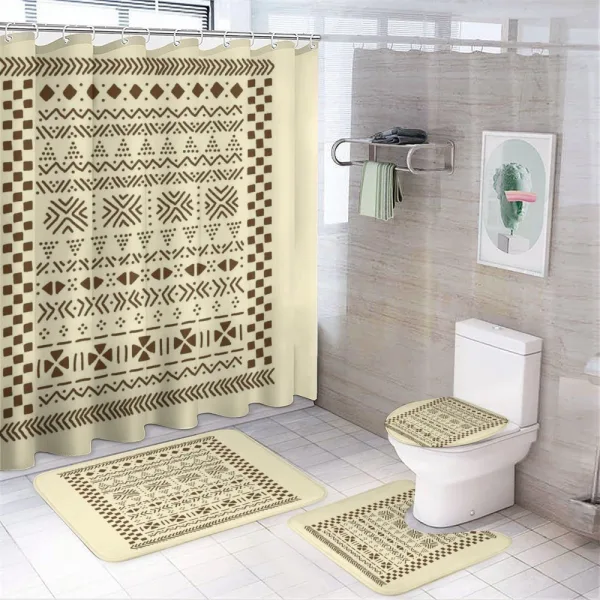 Traditional Africa on a shower curtain