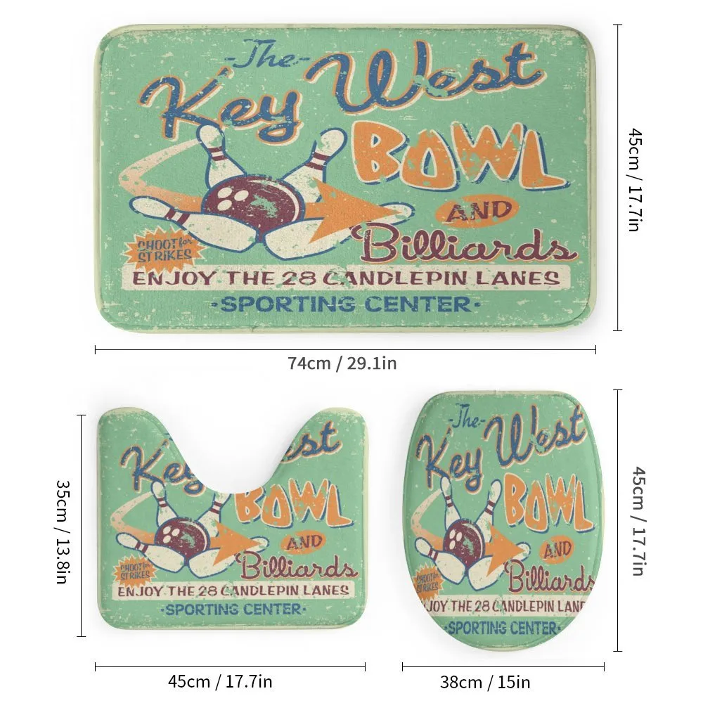 Vintage Bowling Poster — Detail 1