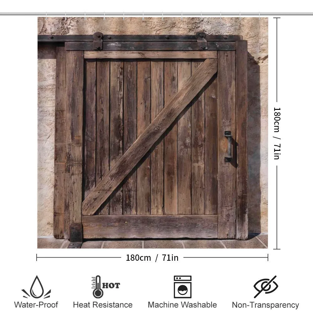 Aged Door Vintage Rural — Detail 2