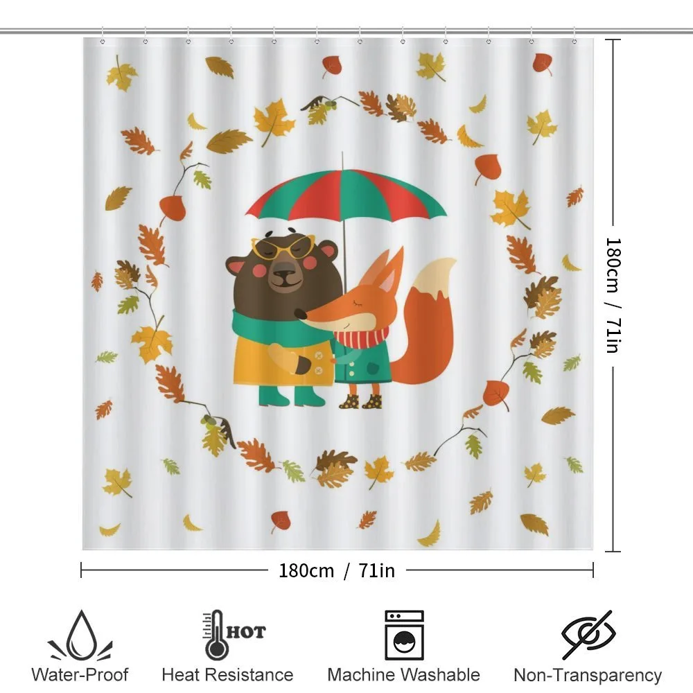 Autumn Fox and Bear — Detail 2