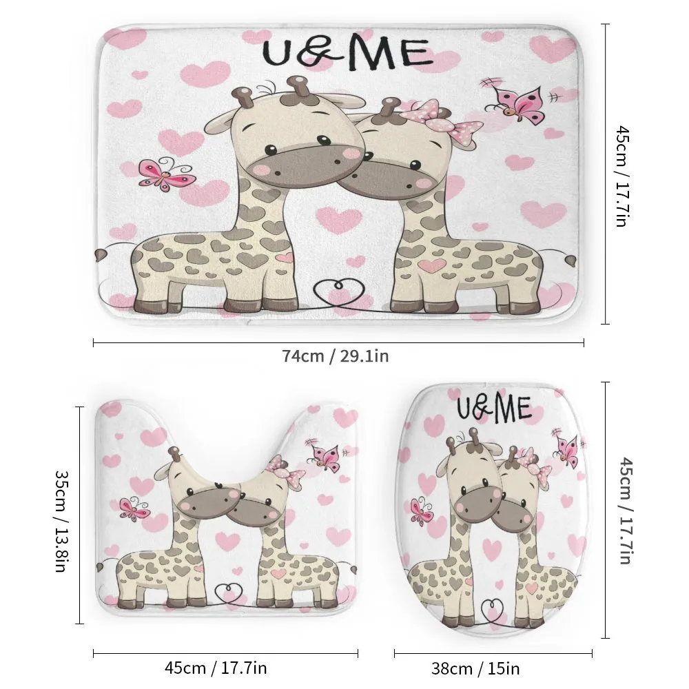 Baby Giraffes and Hearts — Detail 1