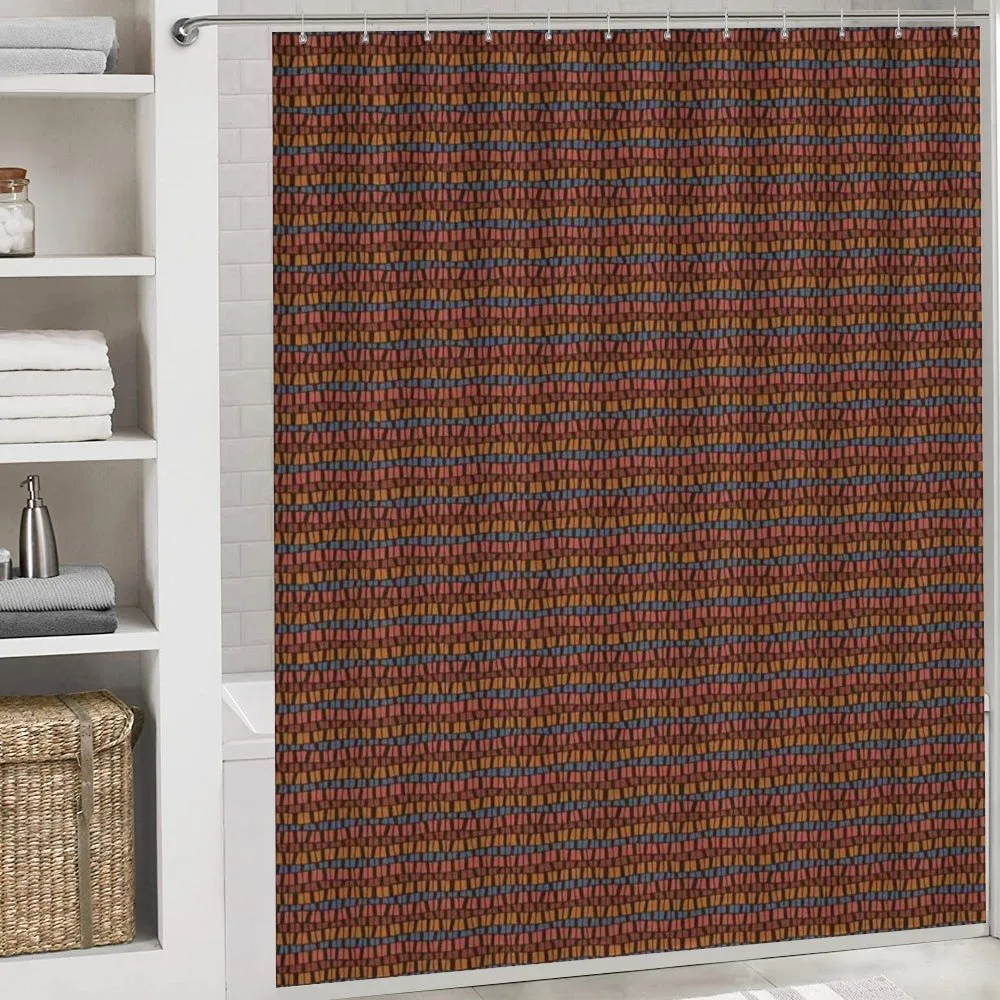 Brown Toned Geometric Tile — Detail 4