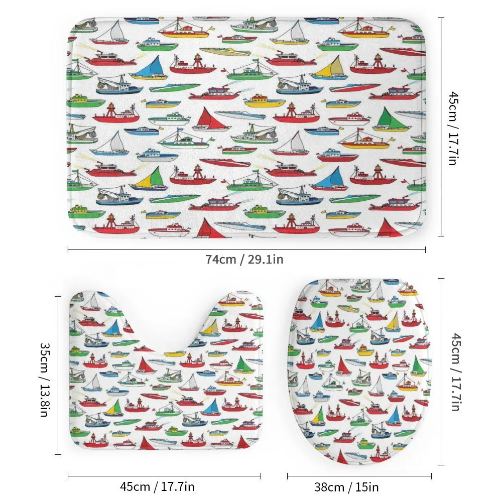 Cartoon Fishing Boats — Detail 1