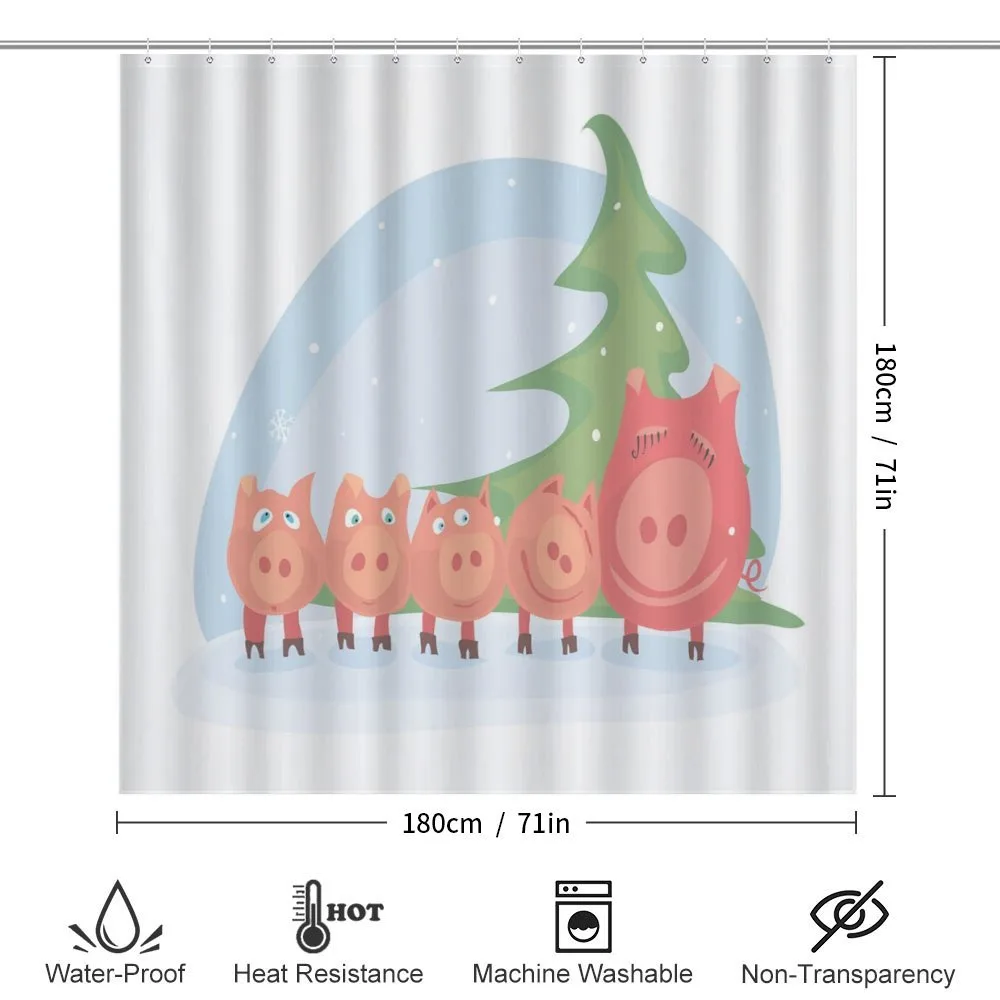 Family Under a Christmas Tree — Detail 2