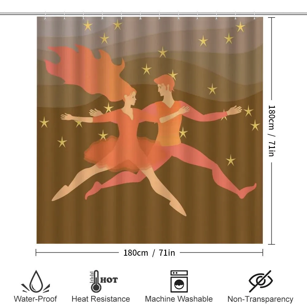 Fire Couple in the Space — Detail 2