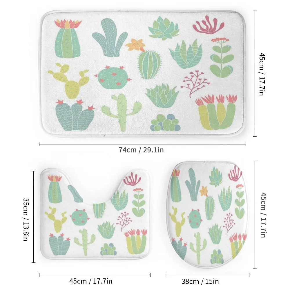 Hand Drawn Style Cacti — Detail 1