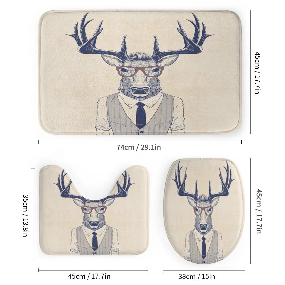 Humanized Manly Deer Art — Detail 1