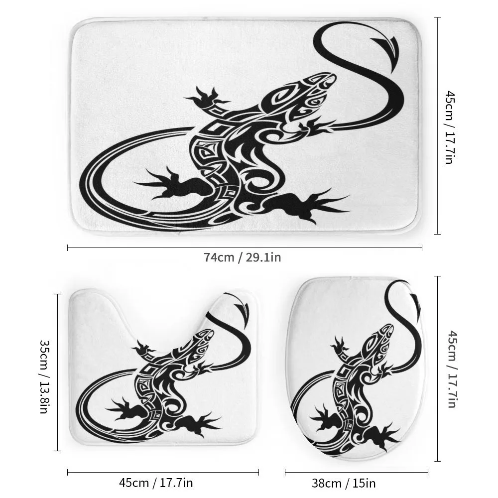 Lizard Silhouette Design — Detail 1