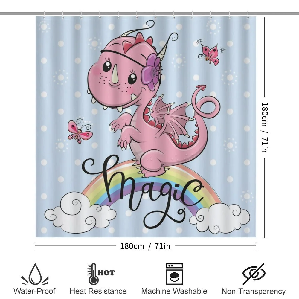 Magic Dragon on a Rainbow — Detail 2