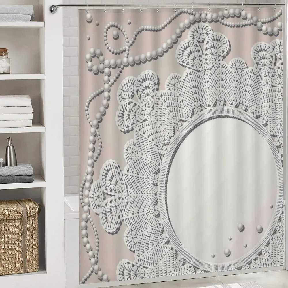 Medallion Lace Ornate Pearl — Detail 4