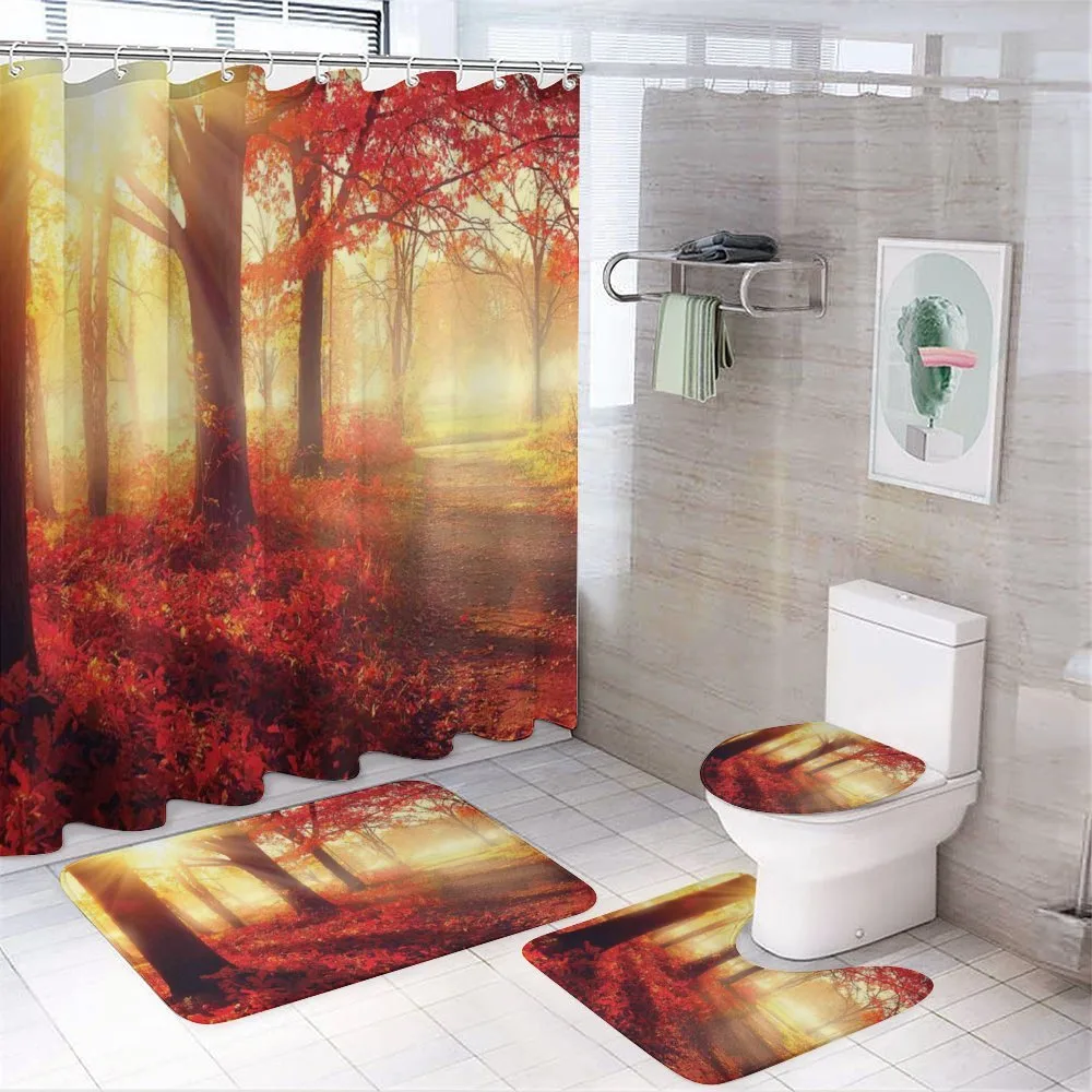 Misty Morning in Forest — Your design