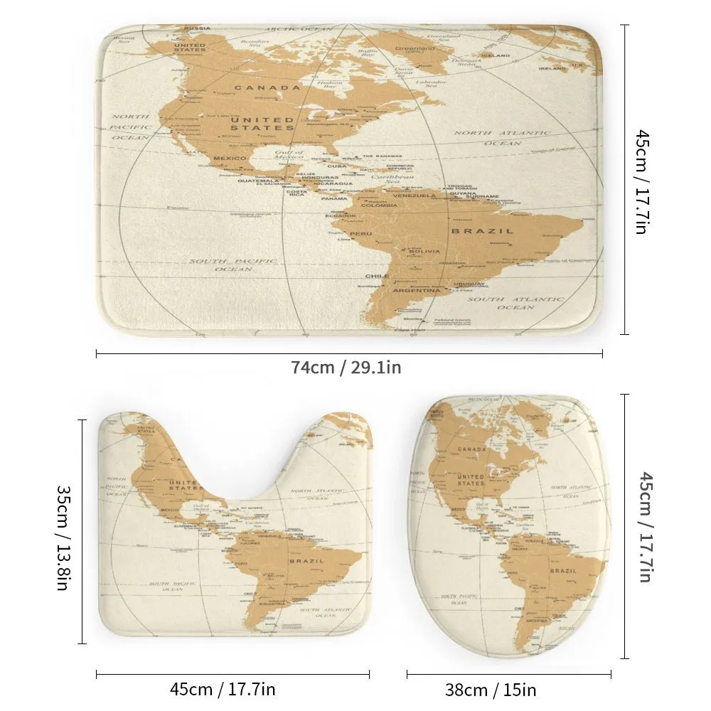 North South America Map — Detail 1