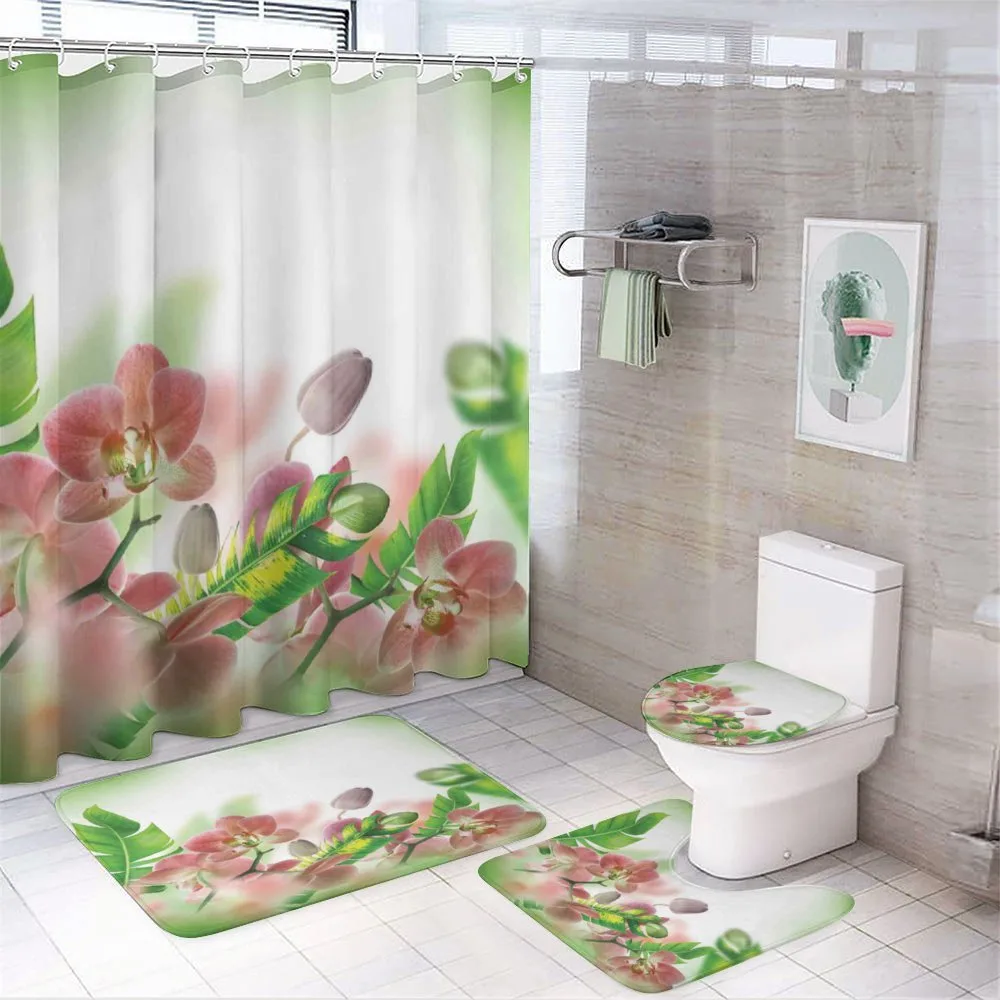 Orchids Blossoms Leaves — Your design