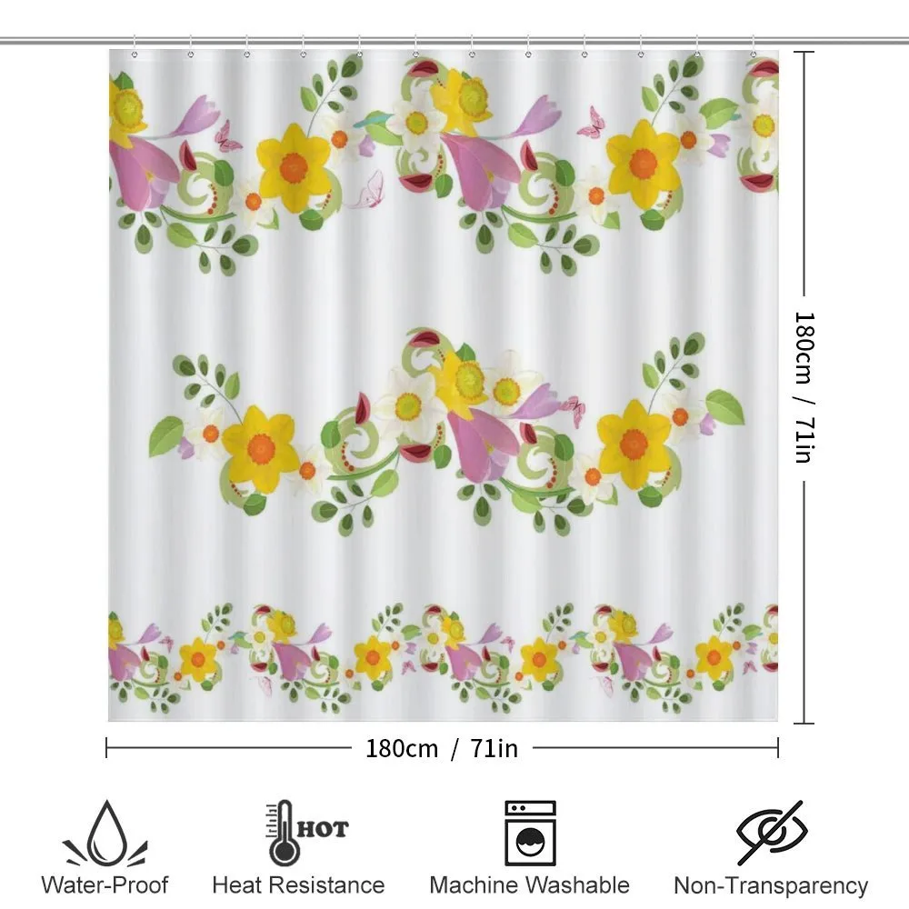 Retro Flowers Pattern — Detail 2