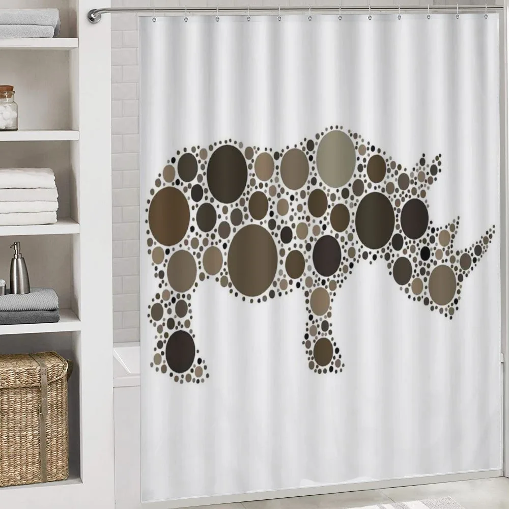 Rhino Dots Silhouette — Detail 4