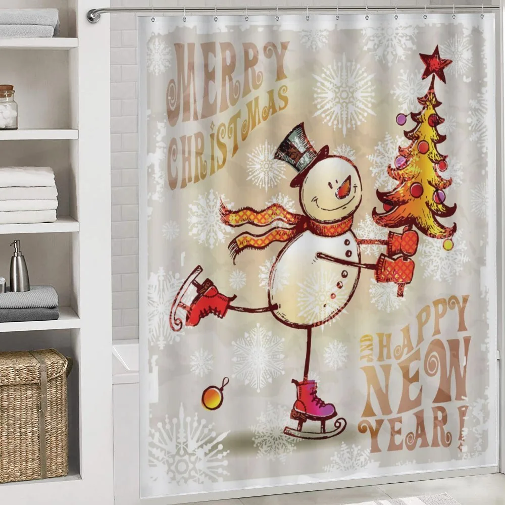 Skating Happy Snowman — Detail 4